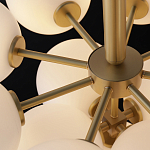 Люстра круглая со стеклянными сферами Maleficent варинант исполнения - 3 | Loft Concept в Грозном