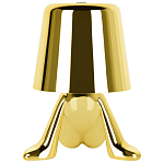 Настольная лампа фигурная цвета золото с гладким абажуром Высота 17 см Sophia варинант исполнения - 6 | Loft Concept в Грозном