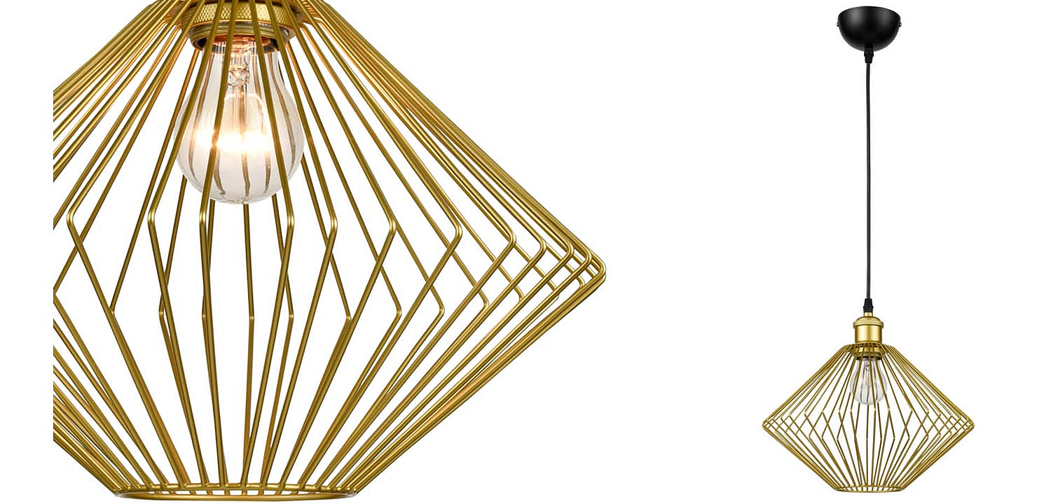 Подвесной светильник Loft Wire Cage gold Подвесной светильник Loft Wire Cage gold - Loft-Concept в Грозном