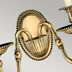 Бра с 2-мя бежевыми абажурами в классическом стиле Hinkley варинант исполнения - 5 | Loft Concept в Грозном