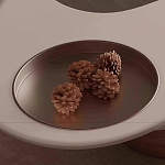 Журнальный столик фигурный со стеклянной столешницей Table Drop варинант исполнения - 6 | Loft Concept в Грозном