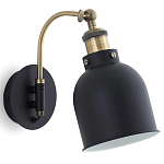 Бра с черным плафоном из металла Roomsy варинант исполнения - 1 | Loft Concept в Грозном