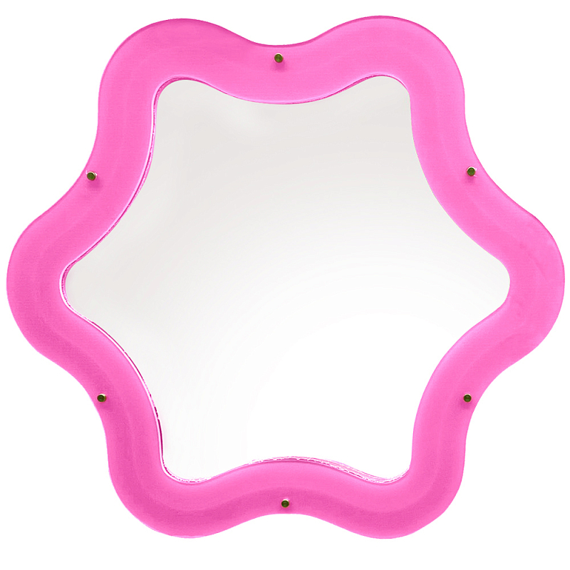 Зеркало Seletti Tiny Flower Розовый Зеркало Seletti Tiny Flower Розовый в Грозном | Loft Concept