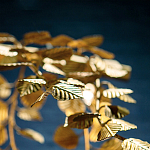 Люстра золотая с декором в виде веток эвкалипта Eucalyptus Branches варинант исполнения - 6 | Loft Concept в Грозном