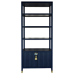 Стеллаж со стеклянными полками Elsa Dreams Blue варинант исполнения - 9 | Loft Concept в Грозном