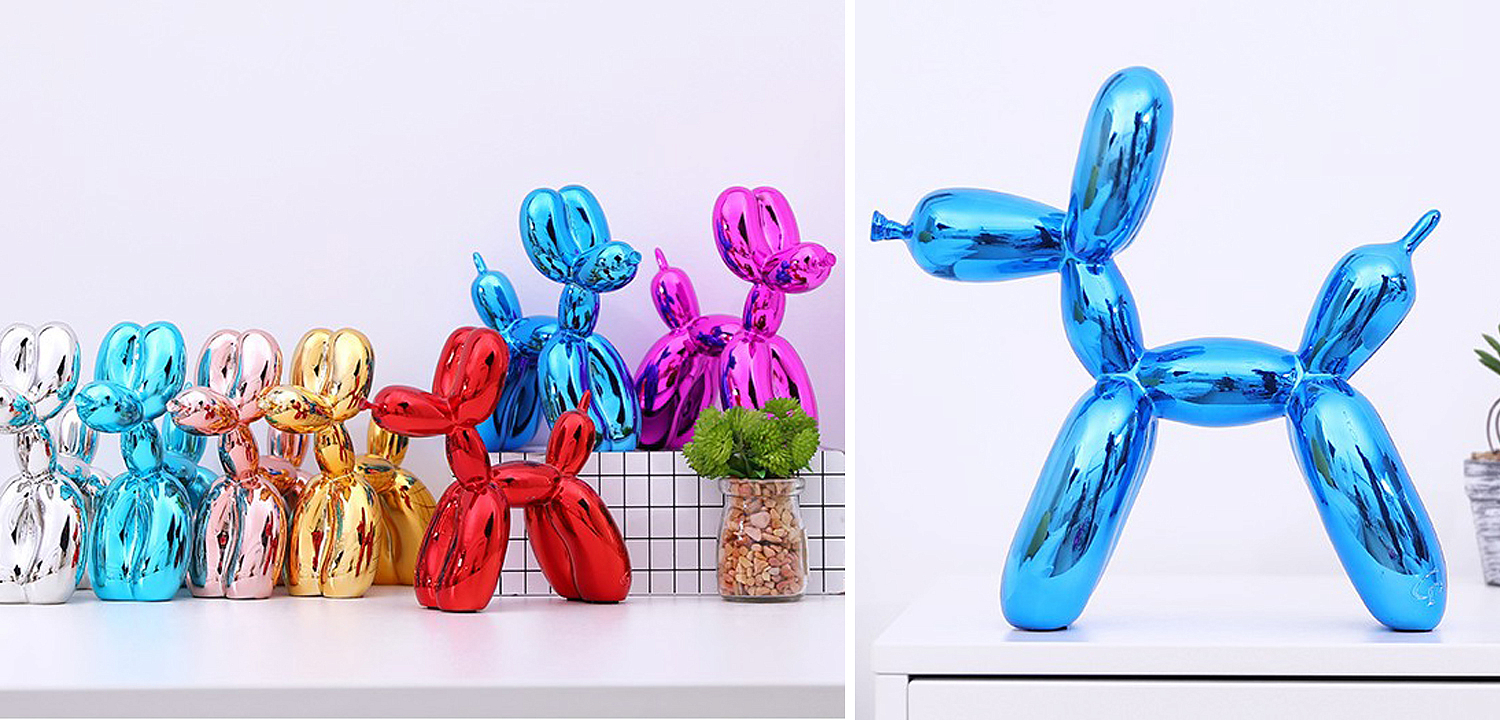 Статуэтка Jeff Koons Balloon Dog medium Blue - Loft-Concept в Грозном