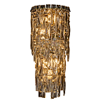 Бра с каскадом из прозрачного хрусталя и корпусом золотого цвета Constant Sparks варинант исполнения - 7 | Loft Concept в Грозном