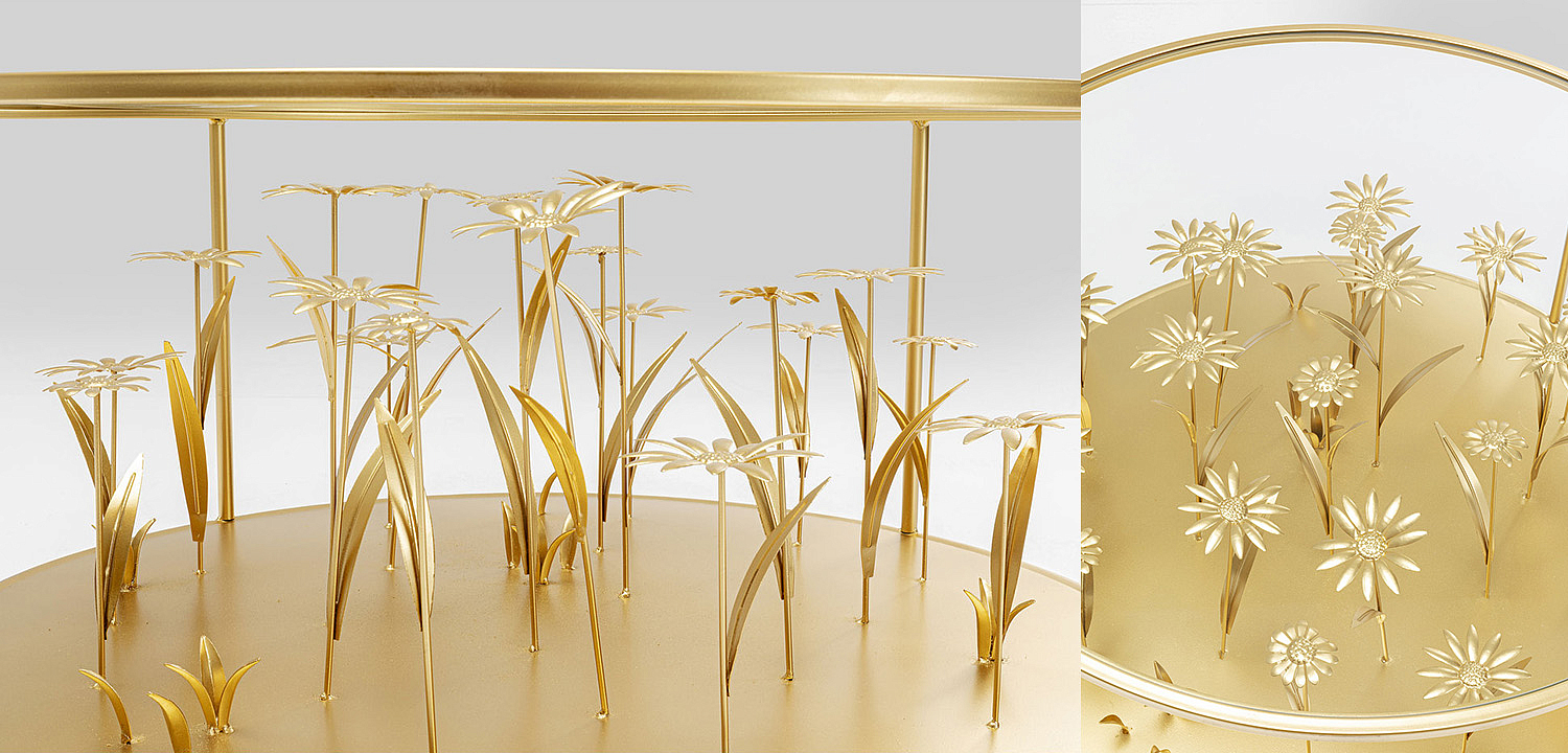 Кофейный стол Golden Flowers Кофейный стол Golden Flowers - Loft-Concept в Грозном