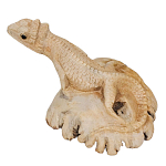 Статуэтка из дерева ящерица Animals of the World варинант исполнения - 4 | Loft Concept в Грозном