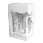 Встраиваемый в стену гипсовый светильник под покраску с колоннами и арками в античном стиле Antiquity Athena варинант исполнения - 2 | Loft Concept в Грозном