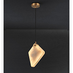 Подвесной светильник фигурный плафон Stone Polygon варинант исполнения - 1 | Loft Concept в Грозном