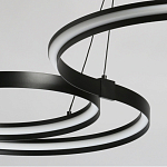 Люстра подвесная светодиодная в виде волнообразной ленты Ribbon Vortex варинант исполнения - 11 | Loft Concept в Грозном