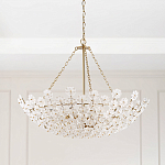 Люстра декорированная цветами из стекла Lightness of Flowers варинант исполнения - 2 | Loft Concept в Грозном