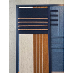 Панно из шнура Синяя геометрическая абстракция wall panel line Blue варинант исполнения - 3 | Loft Concept в Грозном