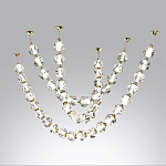 Подвесной светильник из прозрачных шаров Bubbles Bocci варинант исполнения - 3 | Loft Concept в Грозном