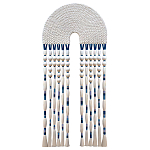 Настенное украшение из нитей Корона с кисточками Crown Wall Hanging варинант исполнения - 4 | Loft Concept в Грозном