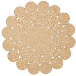 Ковер круглый с джутовой основой Round tourniquet варинант исполнения - 1 | Loft Concept в Грозном