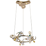 Люстра с хрустальными плафонами и декором Alvere Crystal Chandelier 6 варинант исполнения - 2 | Loft Concept в Грозном