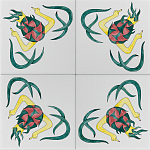 Плитка дизайнерская Драконий фрукт варинант исполнения - 1 | Loft Concept в Грозном