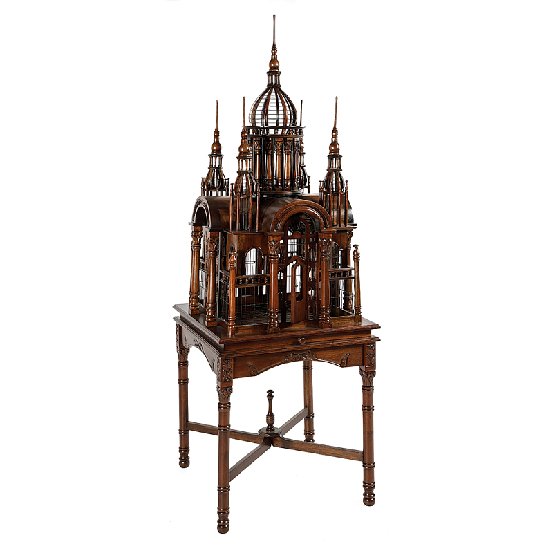 Клетка для птиц Palace for Birds LARGE Орех в Грозном | Loft Concept 