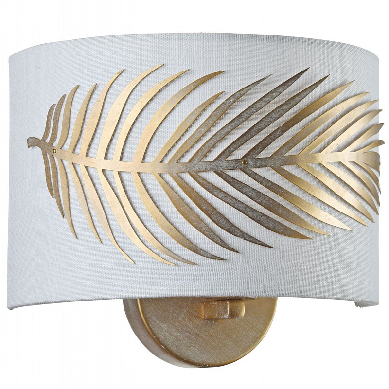 Бра Golden Feather Sconces Золотой Белый Бра Golden Feather Sconces Золотой Белый в Грозном | Loft Concept