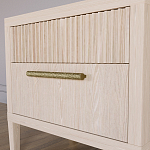 Прикроватная Тумбочка Primo с двумя ящиками Светлый дуб варинант исполнения - 4 | Loft Concept в Грозном