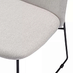 Стул мягкий светло-серый Chair Gray Runners варинант исполнения - 7 | Loft Concept в Грозном