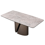 Стол обеденный керамический серый Servorios варинант исполнения - 3 | Loft Concept в Грозном