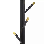 Напольная вешалка чёрная с золотистыми элементами Branches Hangers варинант исполнения - 1 | Loft Concept в Грозном