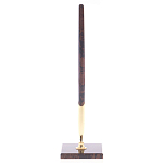 Ручка шариковая на подставке из натурального камня Обсидиан Stone Pens варинант исполнения - 1 | Loft Concept в Грозном