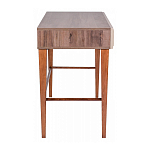 Стол письменный из массива бука с 2-мя ящиками бежевый Wenge Light варинант исполнения - 2 | Loft Concept в Грозном