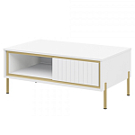 Стол журнальный белый глянцевый Antique Order варинант исполнения - 1 | Loft Concept в Грозном