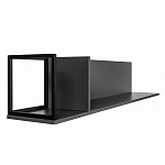 Полка навесная открытая цвета графит Strict Lines  варинант исполнения - 6 | Loft Concept в Грозном