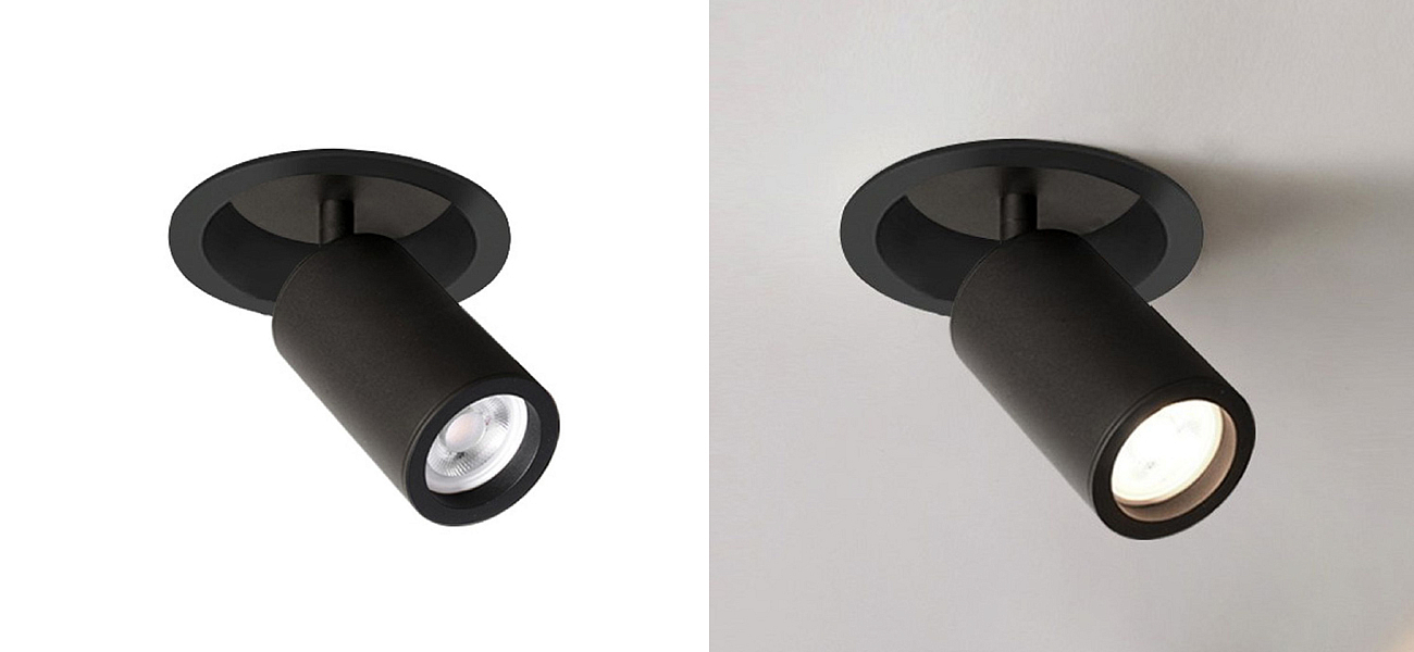 Встраиваемый поворотный спот Modern Spot Black Встраиваемый поворотный спот Modern Spot Black - Loft-Concept в Грозном