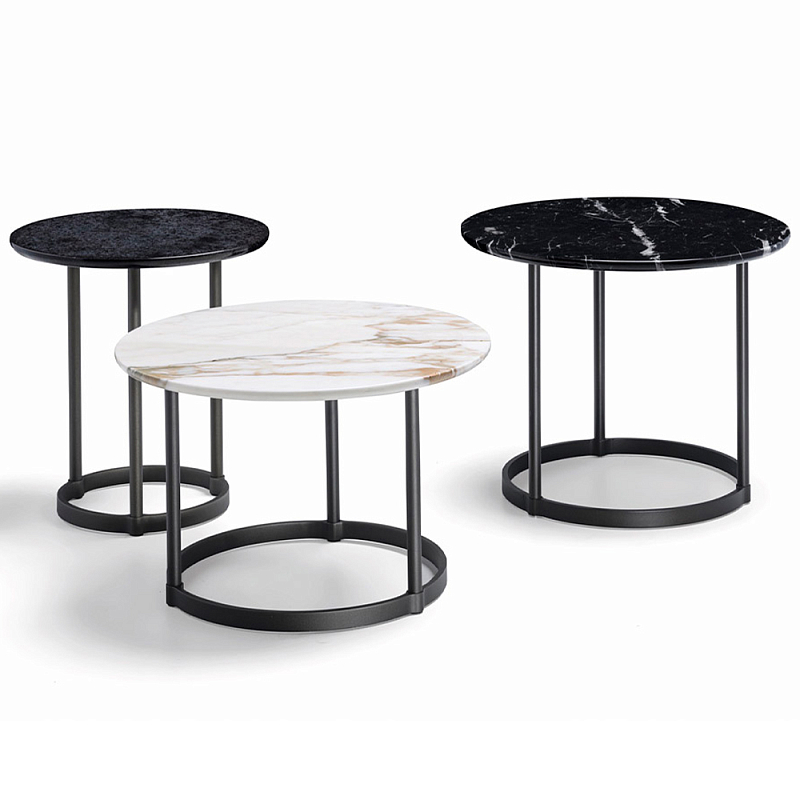 Кофейный стол REGENT Coffee Table Черный Серый Кофейный стол REGENT Coffee Table Черный Серый в Грозном | Loft Concept