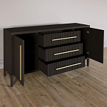 Буфет Primo с тремя ящиками и двумя фасадами Темный орех варинант исполнения - 5 | Loft Concept в Грозном