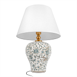 Настольная лампа с цветочной росписью Lamp Flower Painting варинант исполнения - 3 | Loft Concept в Грозном