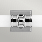 Бра для ванных комнат горизонтальное с двумя матовыми стеклянными цилиндическими плафонами Feiss варинант исполнения - 6 | Loft Concept в Грозном