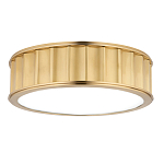 Потолочный светильник с гофрированным абажуром цвета латунь Millennium варинант исполнения - 2 | Loft Concept в Грозном