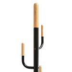 Напольная вешалка из металла и дерева Polly Floor Hanger варинант исполнения - 2 | Loft Concept в Грозном