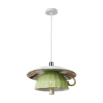 Подвесные светильники в виде чаши с цветочным блюдцем Flower Reversal варинант исполнения - 4 | Loft Concept в Грозном