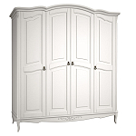 Шкаф белый из массива бука в стиле прованс White Provence варинант исполнения - 1 | Loft Concept в Грозном