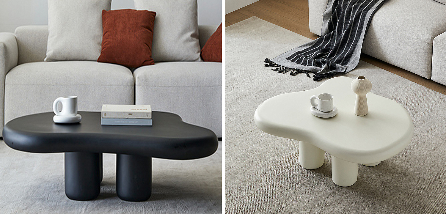 Комплект кофейных столиков Aine Curved Coffee Tables Комплект кофейных столиков Aine Curved Coffee Tables - Loft-Concept в Грозном
