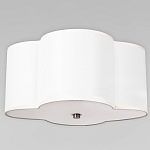 Потолочный светильник с белым волнистым плафоном из ткани Vitorino варинант исполнения - 1 | Loft Concept в Грозном