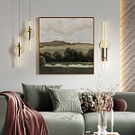 Подвесной светильник с шарообразным плафоном из алебастра и бронзовой декоративной стрекозой Alaris  варинант исполнения - 5 | Loft Concept в Грозном