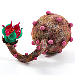 Статуэтка тропический фрукт Pandora Tropical Fruit Fuchsia Green Brown Flower варинант исполнения - 2 | Loft Concept в Грозном