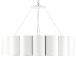 Люстра круглая фактурная в сочетании белого и золотого цвета Wide Stripes of Ribbon варинант исполнения - 2 | Loft Concept в Грозном