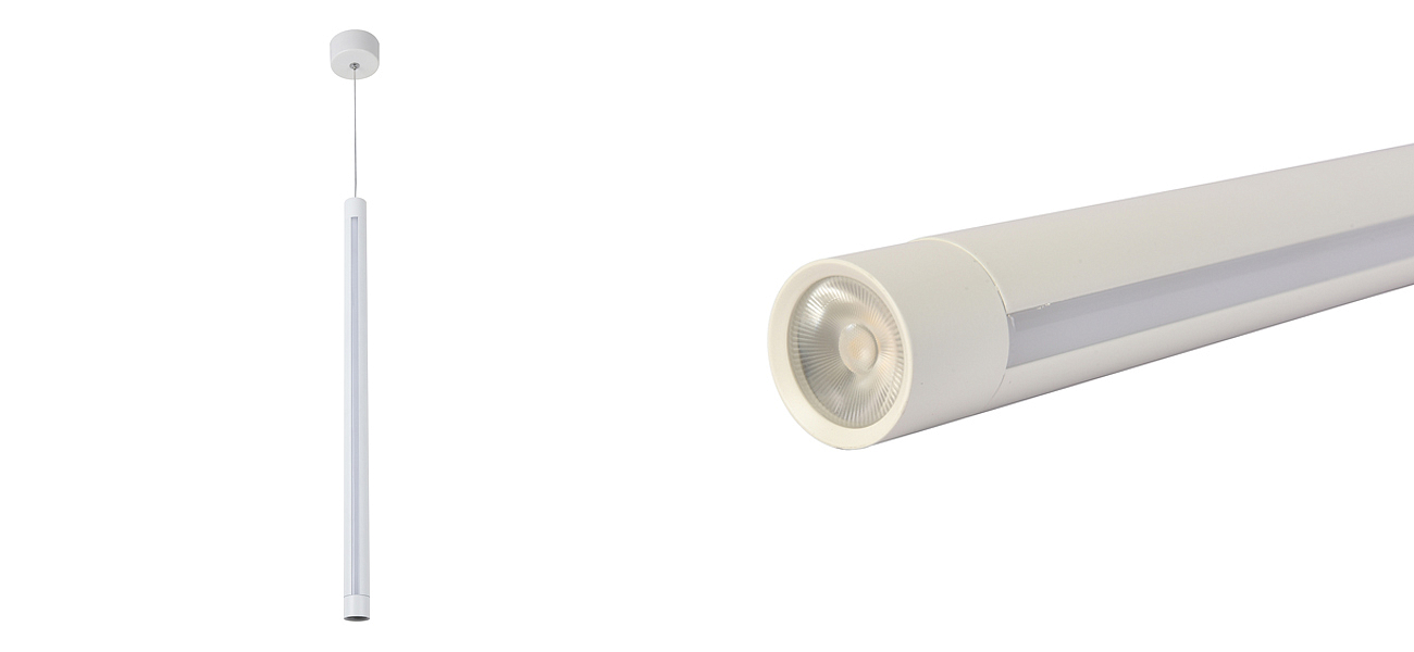 Белый подвесной светильник TRUMPET TUBE Белый подвесной светильник TRUMPET TUBE - Loft-Concept в Грозном