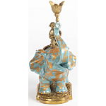 Фарфоровый подсвечник Слон с эмоцией Fluens варинант исполнения - 4 | Loft Concept в Грозном