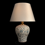 Настольная лампа с цветочной росписью Lamp Flower Painting варинант исполнения - 2 | Loft Concept в Грозном
